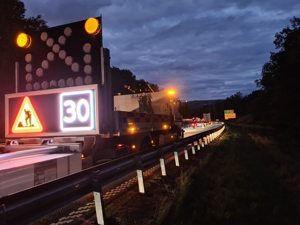 210914 Rv40 arbete på väg 01