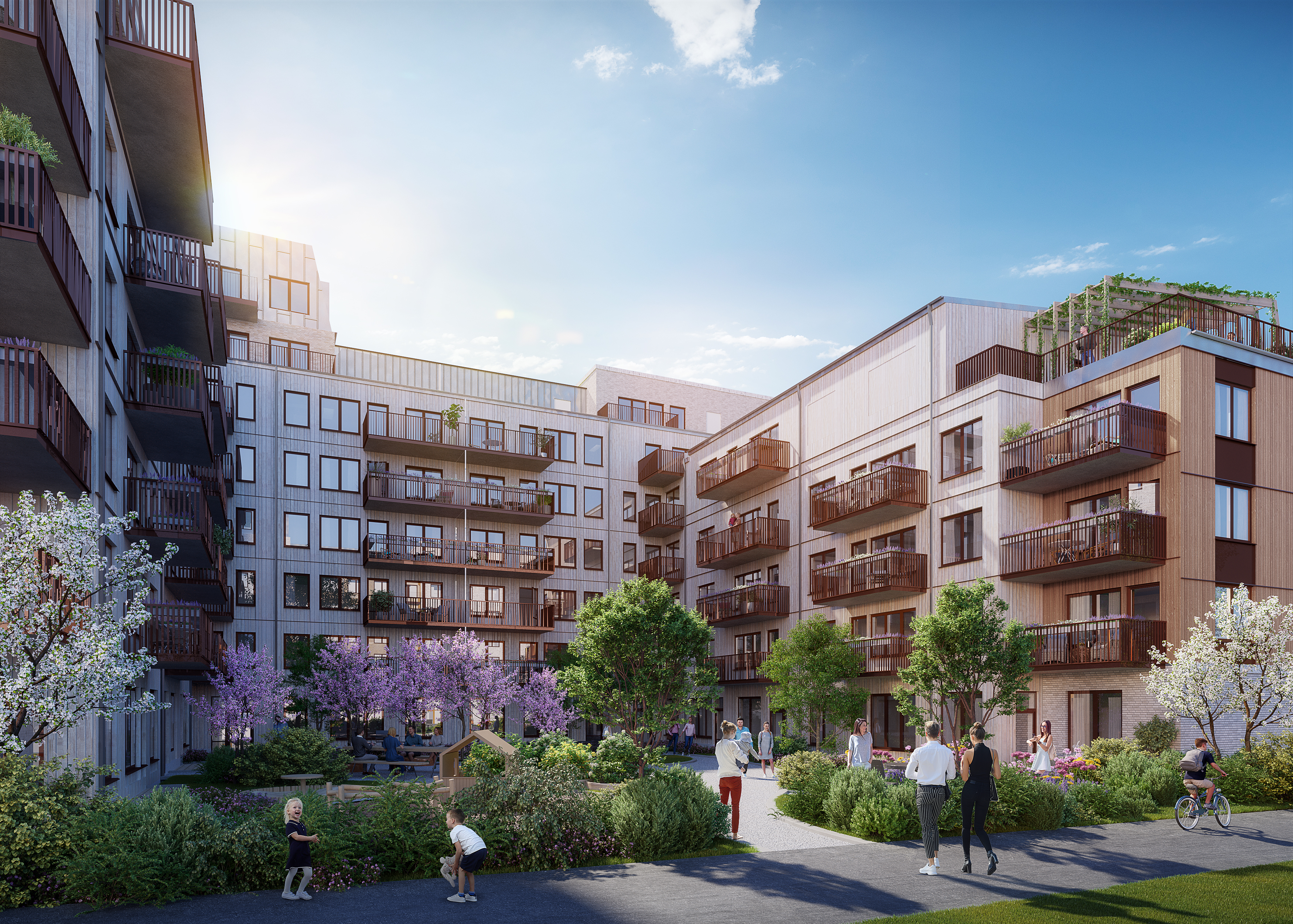 Brf Rosendals trädgård